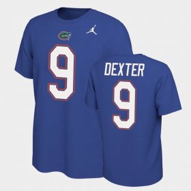 #9 Gervon Dexter Name and Number Florida Name & Number Retro Men's Royal T-Shirt 256477-873 #9 Gervon Dexter Name and Number Florida Name & Number Retro Men's Royal T-Shirt 256477-873
