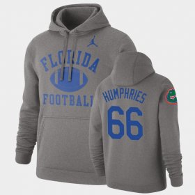 #66 Jaelin Humphries Retro Football Florida Pullover Men's Gray Hoodie 613570-648 #66 Jaelin Humphries Retro Football Florida Pullover Men's Gray Hoodie 613570-648