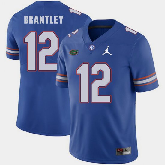 #12 John Brantley Jordan Brand Florida Replica 2018 Game Mens Royal Jersey 970648-432