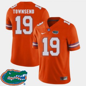 #19 Johnny Townsend College Football Florida Gators 2018 SEC Mens Orange Jersey 464417-973