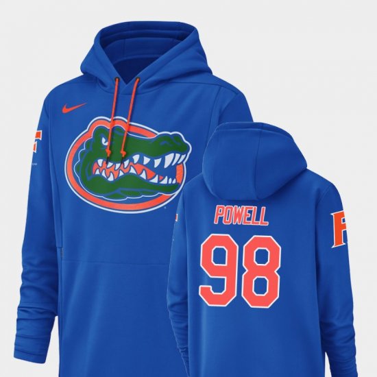 #98 Jorge Powell Champ Drive Florida Gators Football Performance Men\'s Royal Hoodie 745552-412