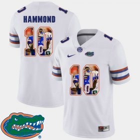 #10 Josh Hammond Pictorial Fashion Florida Football Men's White Jersey 818293-659