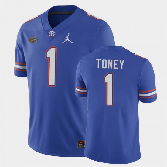 #1 Kadarius Toney Game Florida College Football Mens Royal Jersey 140417-156