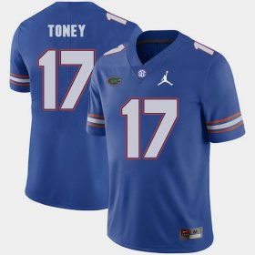 #17 Kadarius Toney Jordan Brand UF Replica 2018 Game Men's Royal Jersey 949240-557