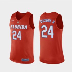 #24 Kerry Blackshear Jr. Replica Florida College Basketball Men Orange Jersey 146582-520