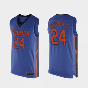 #24 Kerry Blackshear Jr. Replica Florida Gators College Basketball Men Royal Blue Jersey 383382-309