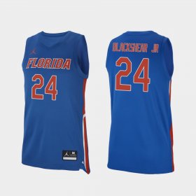 #24 Kerry Blackshear Jr. Replica University of Florida College Basketball Men Royal Jersey 301188-231