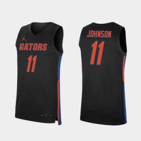 #11 Keyontae Johnson Replica Florida 2019-20 College Basketball Men's Black Jersey 583380-222 #11 Keyontae Johnson Replica Florida 2019-20 College Basketball Men's Black Jersey 583380-222