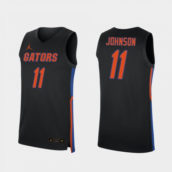 #11 Keyontae Johnson Replica Florida 2019-20 College Basketball Men\'s Black Jersey 583380-222