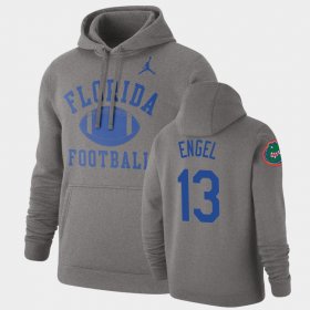 #13 Kyle Engel Retro Football Florida Gators Pullover Men's Gray Hoodie 568196-974 #13 Kyle Engel Retro Football Florida Gators Pullover Men's Gray Hoodie 568196-974