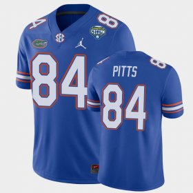 #84 Kyle Pitts 2020 Cotton Bowl Florida Gators Game Men's Royal Jersey 238002-445