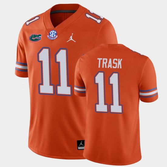 #11 Kyle Trask College Football University of Florida Alternate Game Men Orange Jersey 342629-654