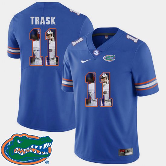 #11 Kyle Trask Pictorial Fashion UF Football Men Royal Jersey 794742-822