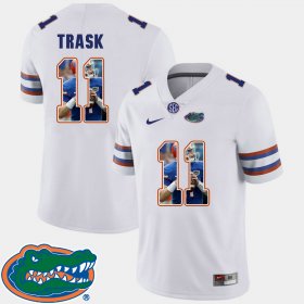 #11 Kyle Trask Pictorial Fashion Florida Gators Football Men's White Jersey 640639-516