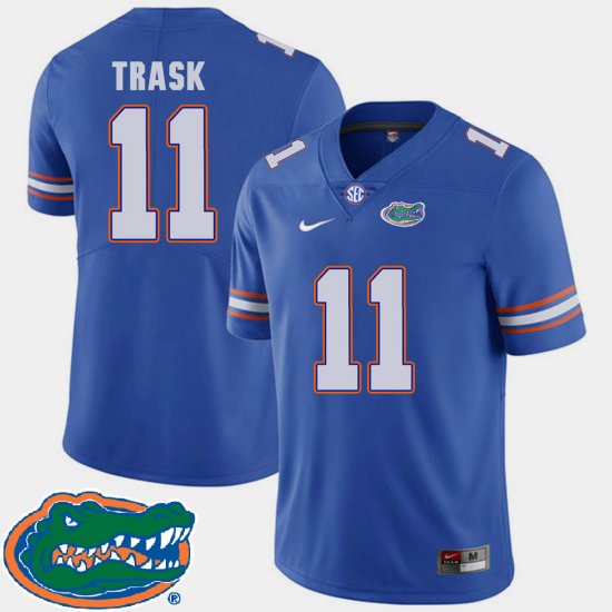 #11 Kyle Trask College Football Florida Gators 2018 SEC Men Royal Jersey 733536-488