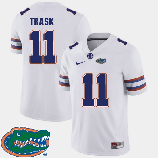 #11 Kyle Trask College Football UF 2018 SEC Men\'s White Jersey 869283-863