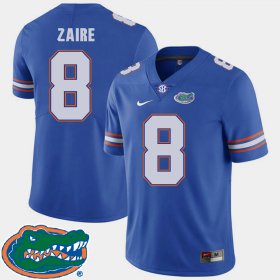 #8 Malik Zaire College Football Florida Gators 2018 SEC Men's Royal Jersey 684815-512