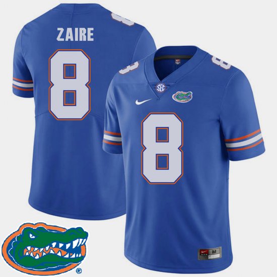 #8 Malik Zaire College Football Florida Gators 2018 SEC Men\'s Royal Jersey 684815-512