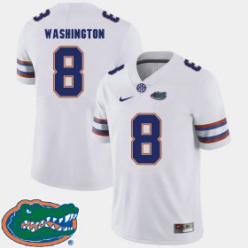 #8 Nick Washington College Football Florida 2018 SEC Mens White Jersey 299818-951