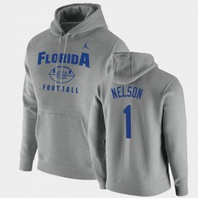 #1 Reggie Nelson Oopty Oop UF Football Pullover Mens Gray Hoodie 379774-113 #1 Reggie Nelson Oopty Oop UF Football Pullover Mens Gray Hoodie 379774-113