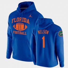 #1 Reggie Nelson Retro Football Florida Gators Pullover Men's Royal Hoodie 895254-227 #1 Reggie Nelson Retro Football Florida Gators Pullover Men's Royal Hoodie 895254-227