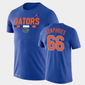 #66 Jaelin Humphries Team DNA UF Legend Performance Jordan Brand Men Royal T-Shirt 407264-624 #66 Jaelin Humphries Team DNA UF Legend Performance Jordan Brand Men Royal T-Shirt 407264-624