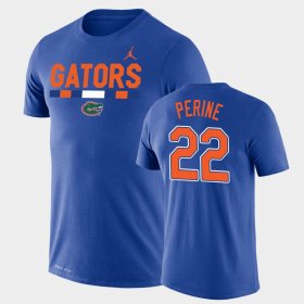 #22 Lamical Perine Team DNA UF Legend Performance Jordan Brand Mens Royal T-Shirt 278260-862 #22 Lamical Perine Team DNA UF Legend Performance Jordan Brand Mens Royal T-Shirt 278260-862