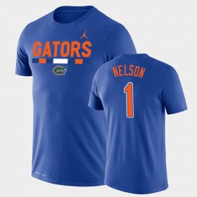 #1 Reggie Nelson Team DNA UF Legend Performance Jordan Brand Men Royal T-Shirt 792117-166 #1 Reggie Nelson Team DNA UF Legend Performance Jordan Brand Men Royal T-Shirt 792117-166