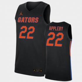 #22 Tyree Appleby Replica UF College Basketball Men Black Jersey 532971-918