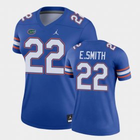 #22 Emmitt Smith College Football UF Legend Women's Royal Jersey 906423-761