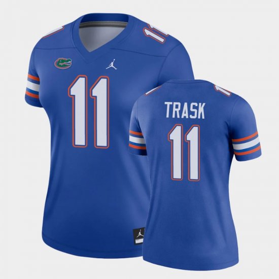 #11 Kyle Trask College Football Florida Legend Women Royal Jersey 857841-581