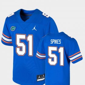 #51 Brandon Spikes Game Florida College Football Jordan Brand Youth Royal Jersey 422814-835