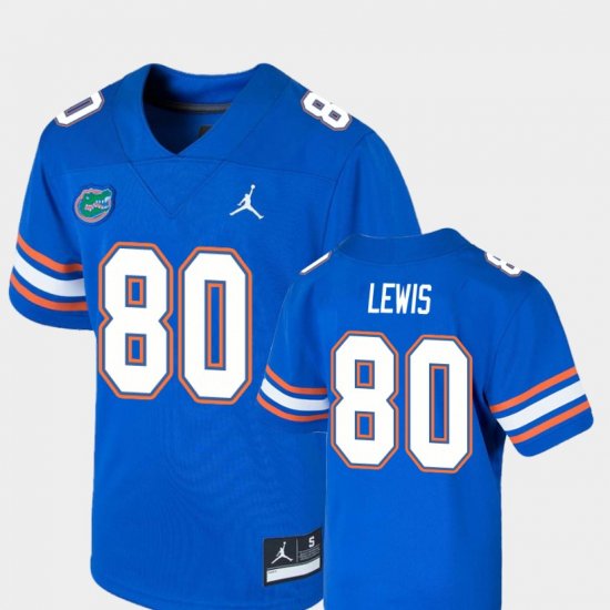 #80 C\'yontai Lewis Game Florida Gators College Football Jordan Brand Youth Royal Jersey 552259-670