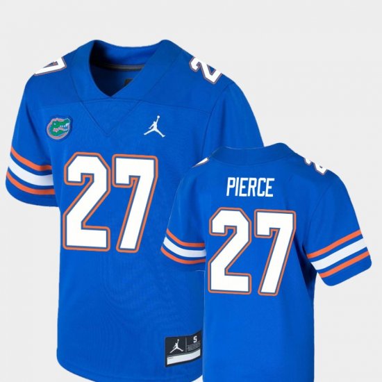 #27 Dameon Pierce Game Florida College Football Jordan Brand Youth Royal Jersey 573212-492