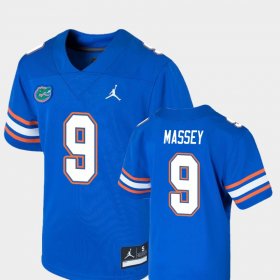 #9 Dre Massey Game UF College Football Jordan Brand Youth Royal Jersey 251371-911