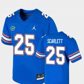 #25 Jordan Scarlett Game University of Florida College Football Jordan Brand Youth Royal Jersey 178123-956