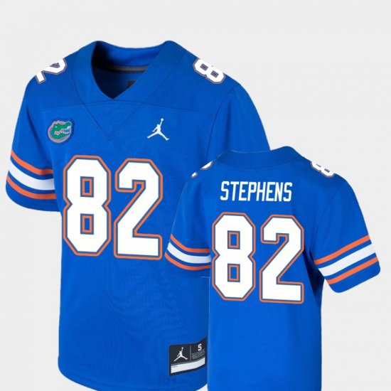 #82 Moral Stephens Game UF College Football Jordan Brand Youth Royal Jersey 194303-262