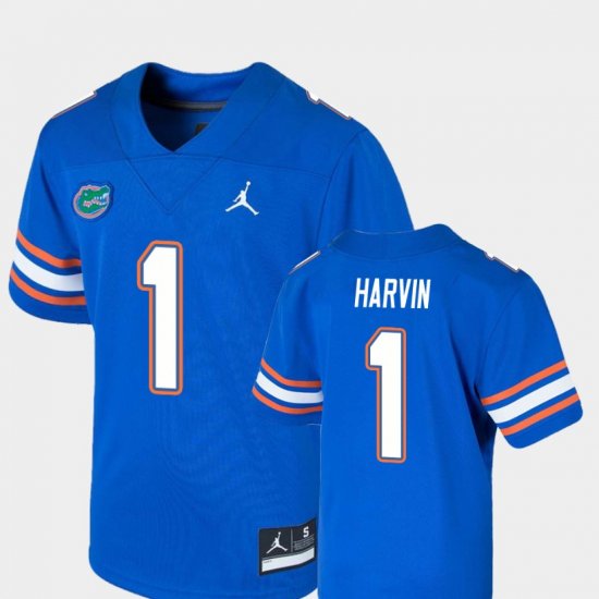 #1 Percy Harvin Game UF College Football Jordan Brand Youth Royal Jersey 453660-998