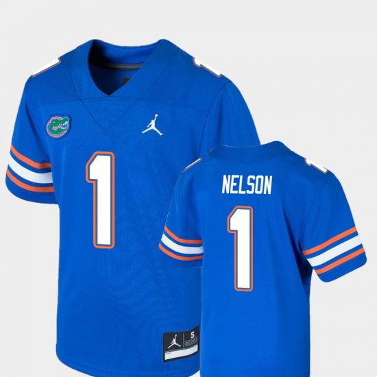 #1 Reggie Nelson Game Florida Gators College Football Jordan Brand Youth Royal Jersey 858269-152