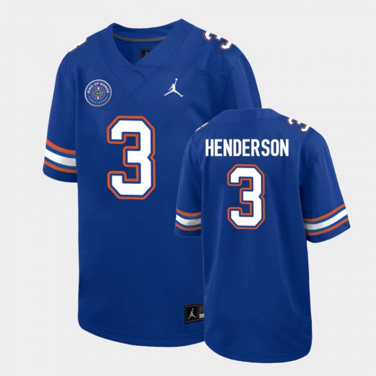 #3 Xzavier Henderson Replica UF Ring of Honor Youth Royal Jersey 664246-495